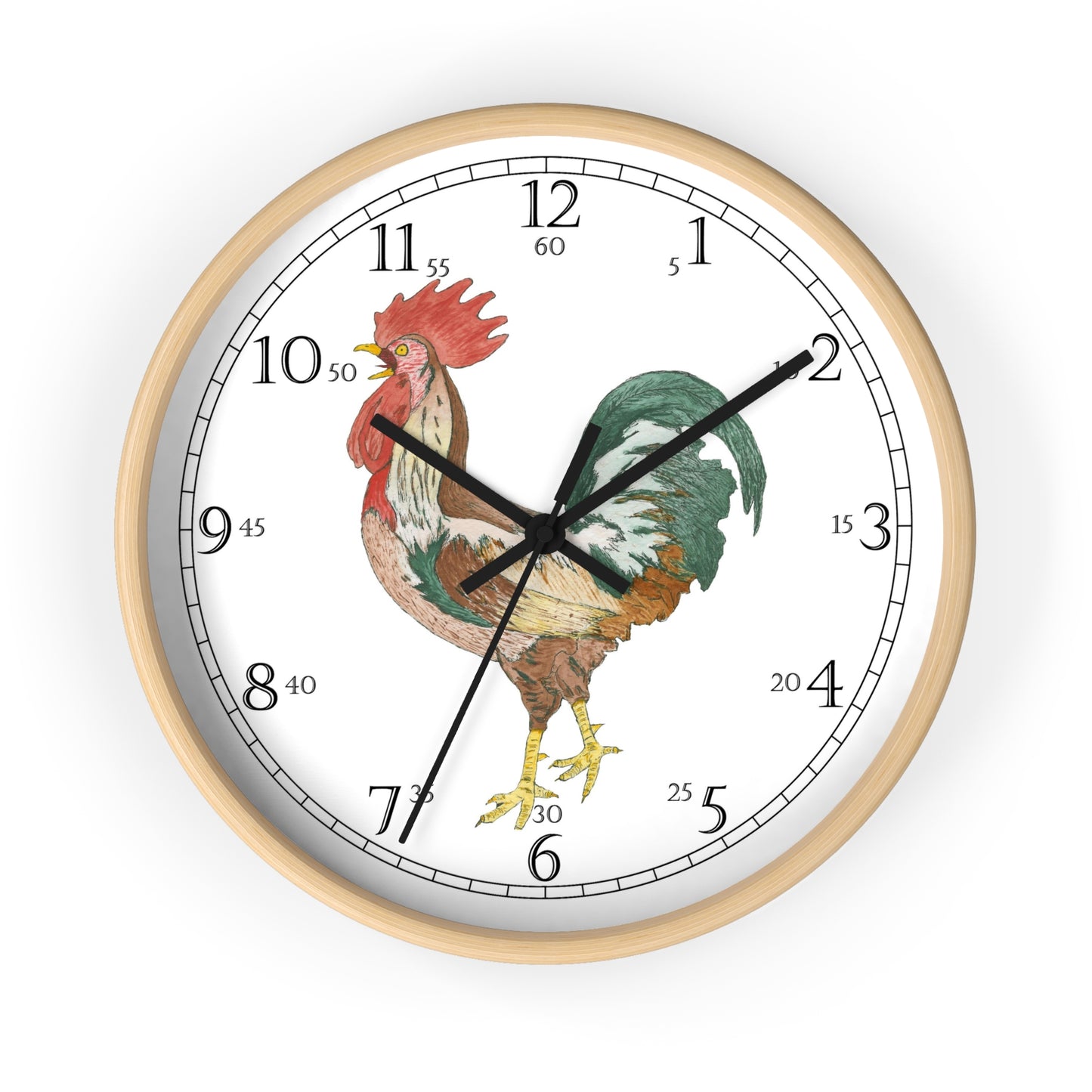 Joseph Rooster English Numeral Clock