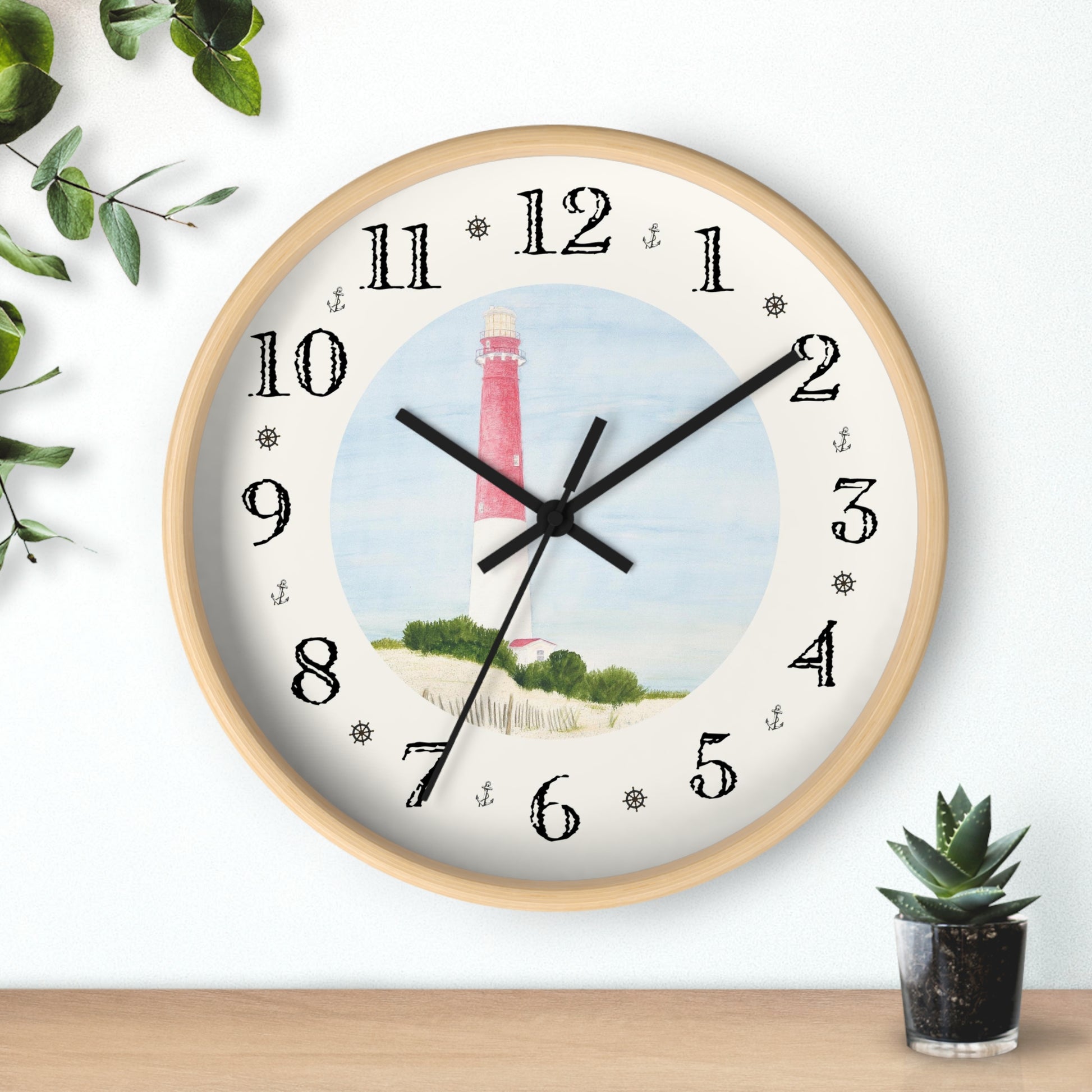 The Barnegat Lighthouse Heirloom Designer Clock will add a custom decorator touch to a favorite room.