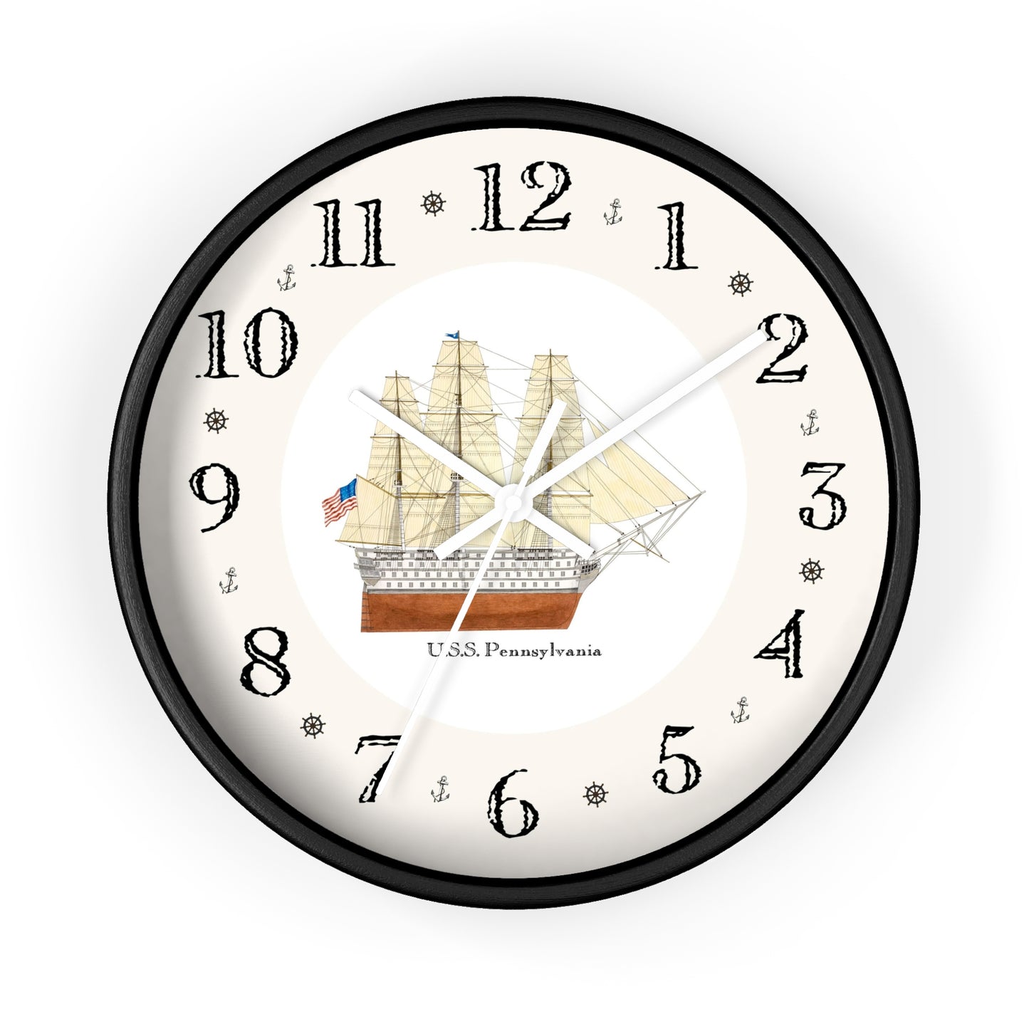 U.S.S. Pennsylvania Heirloom Designer Clock