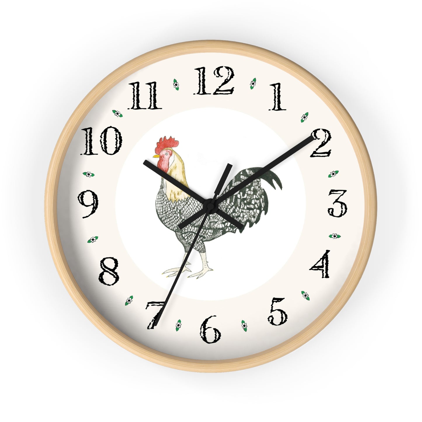 Charlie Rooster Heirloom Designer Clock