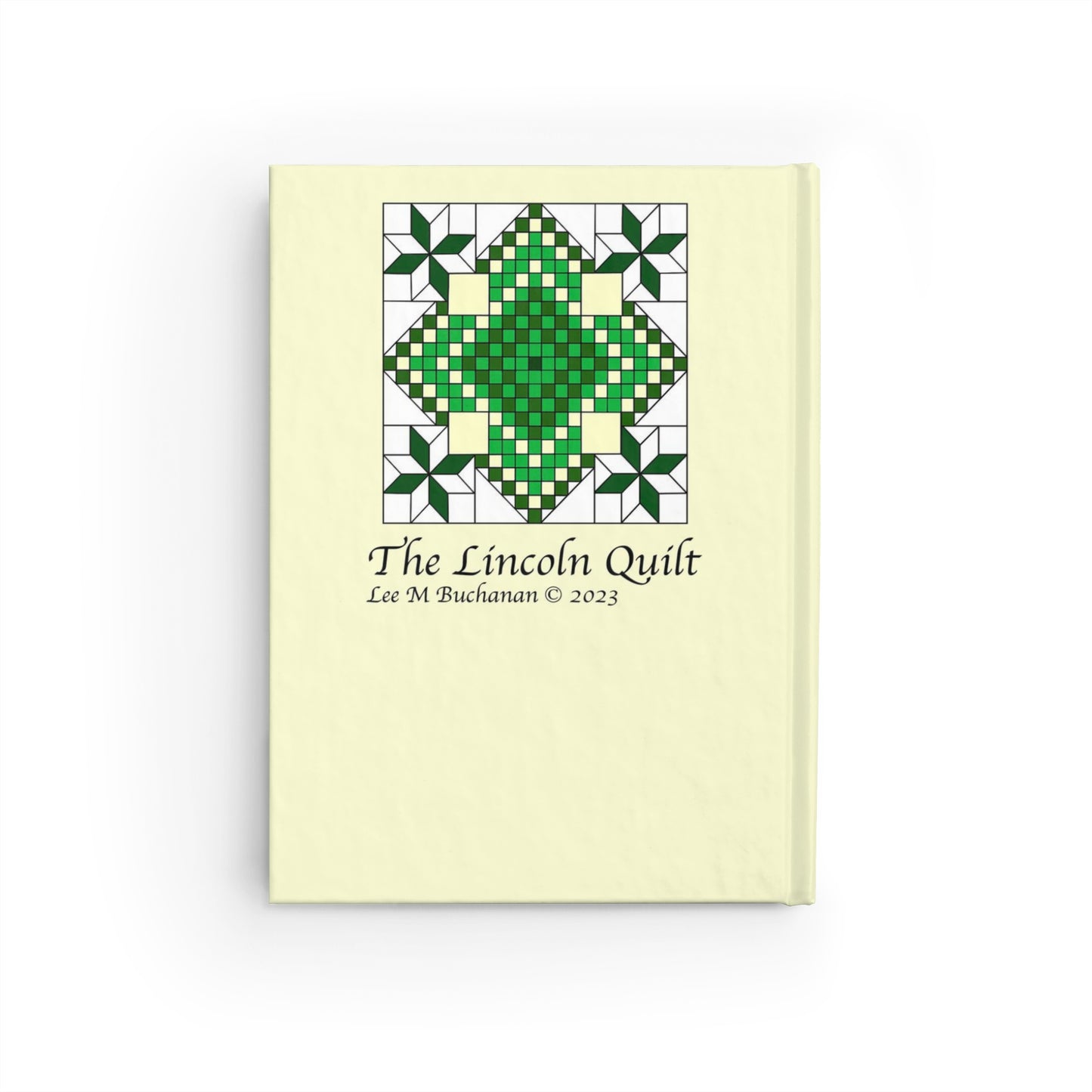 Lincoln Quilt Design Lined Page Journal