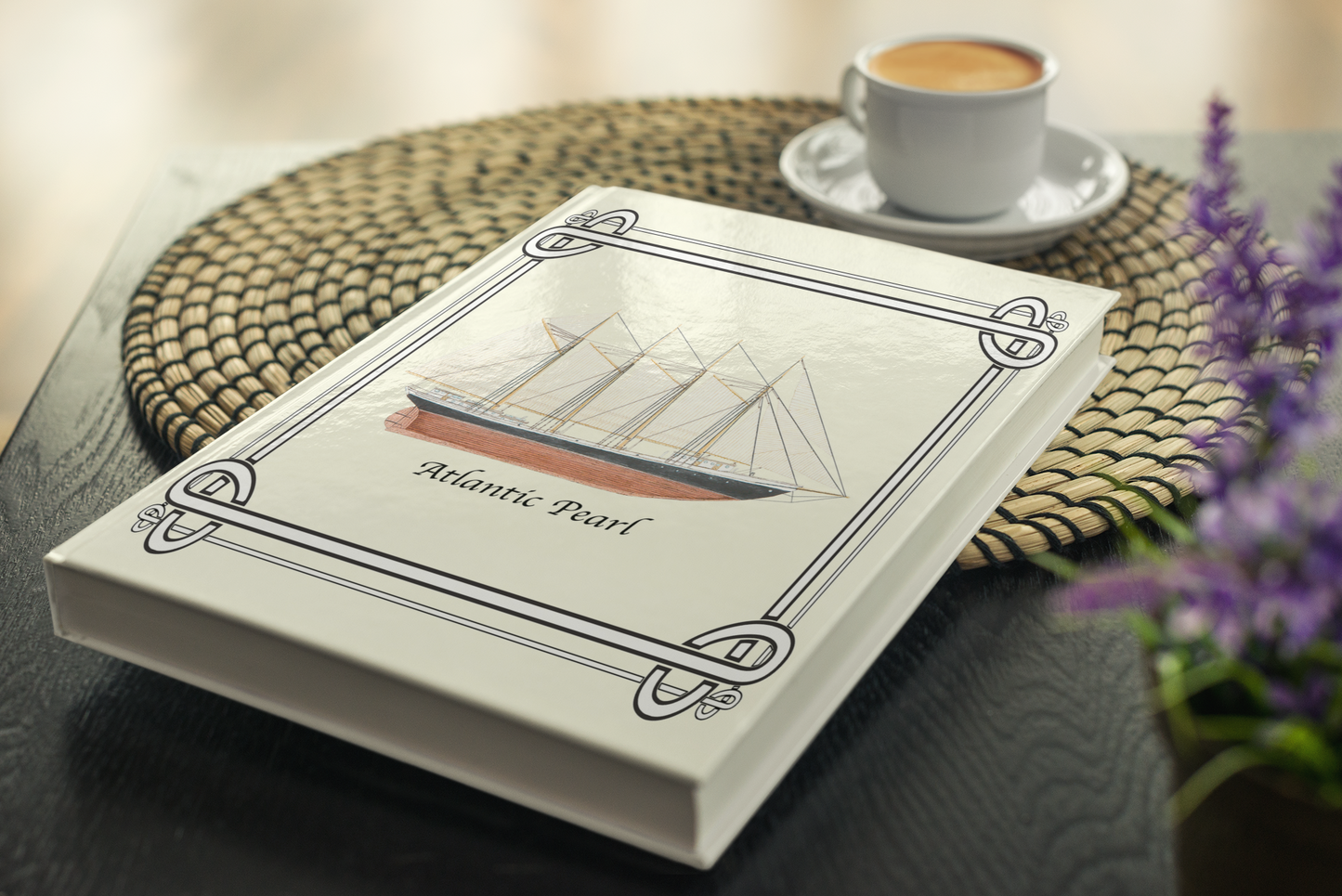The Atlantic Pearl Lined Page Journal will keep your notes on all of your sailing adventures and travels.