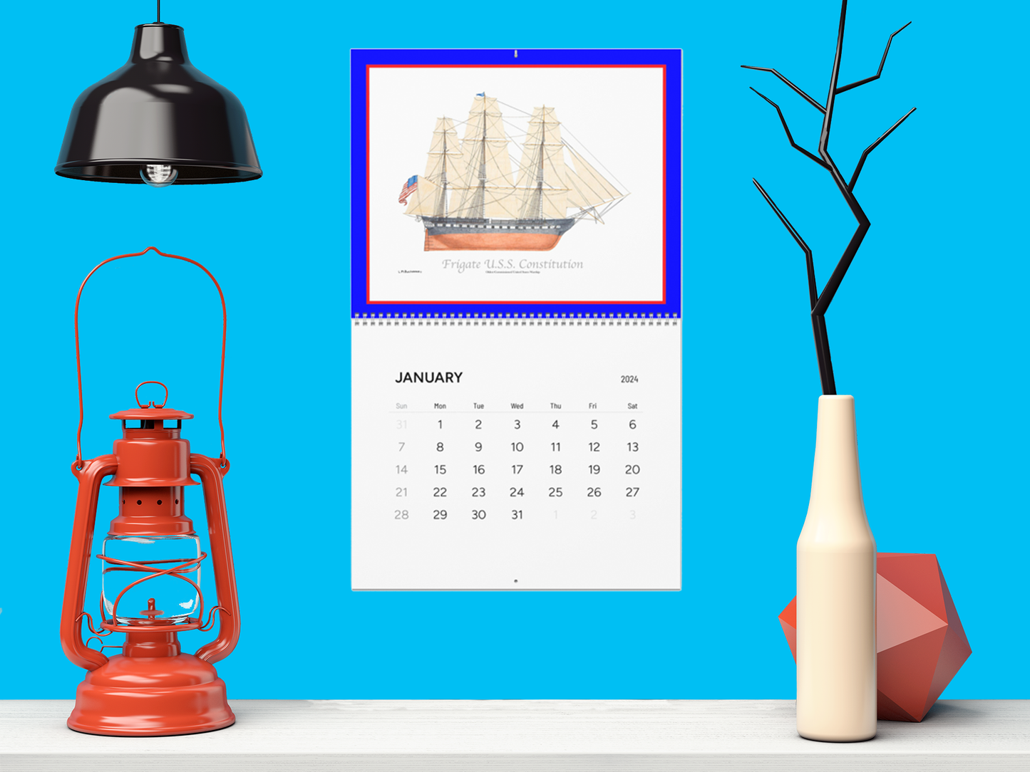 Coast and Country Boats and Ships 2024 Calendar
