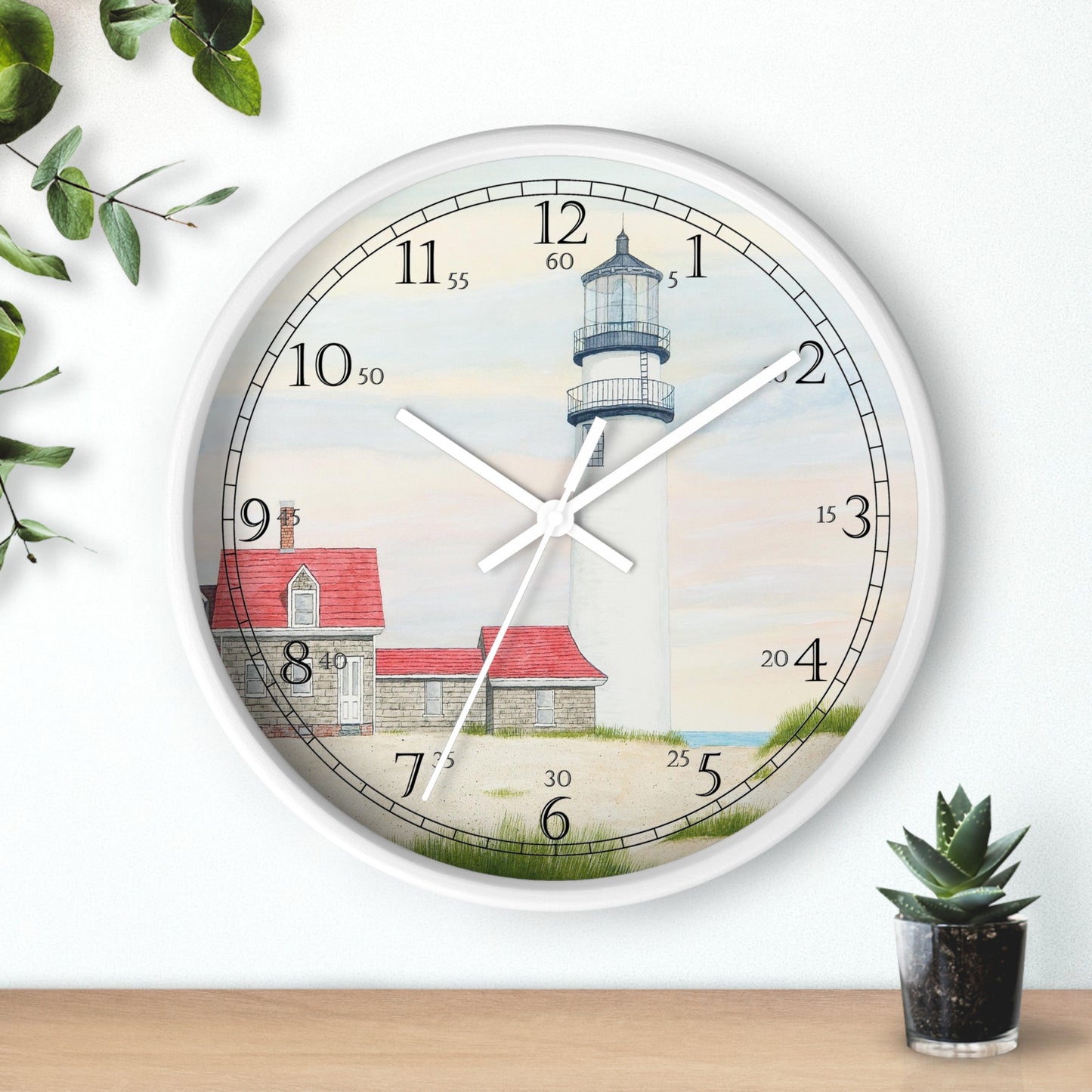 Stiff Breeze At Day's End English Numeral Clock