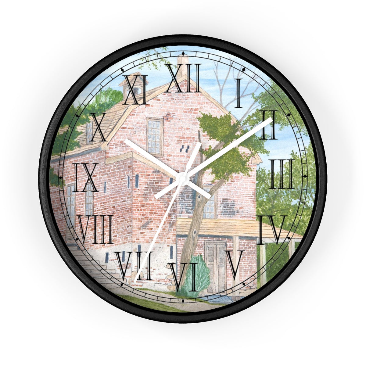 Village General Store Roman Numeral Clock