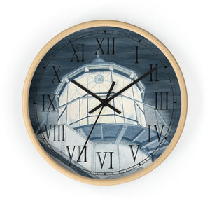 Night Watch Over The Bay Roman Numeral Clock