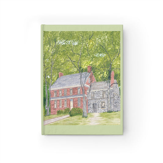 Manor House In Spring Lined Page Journal