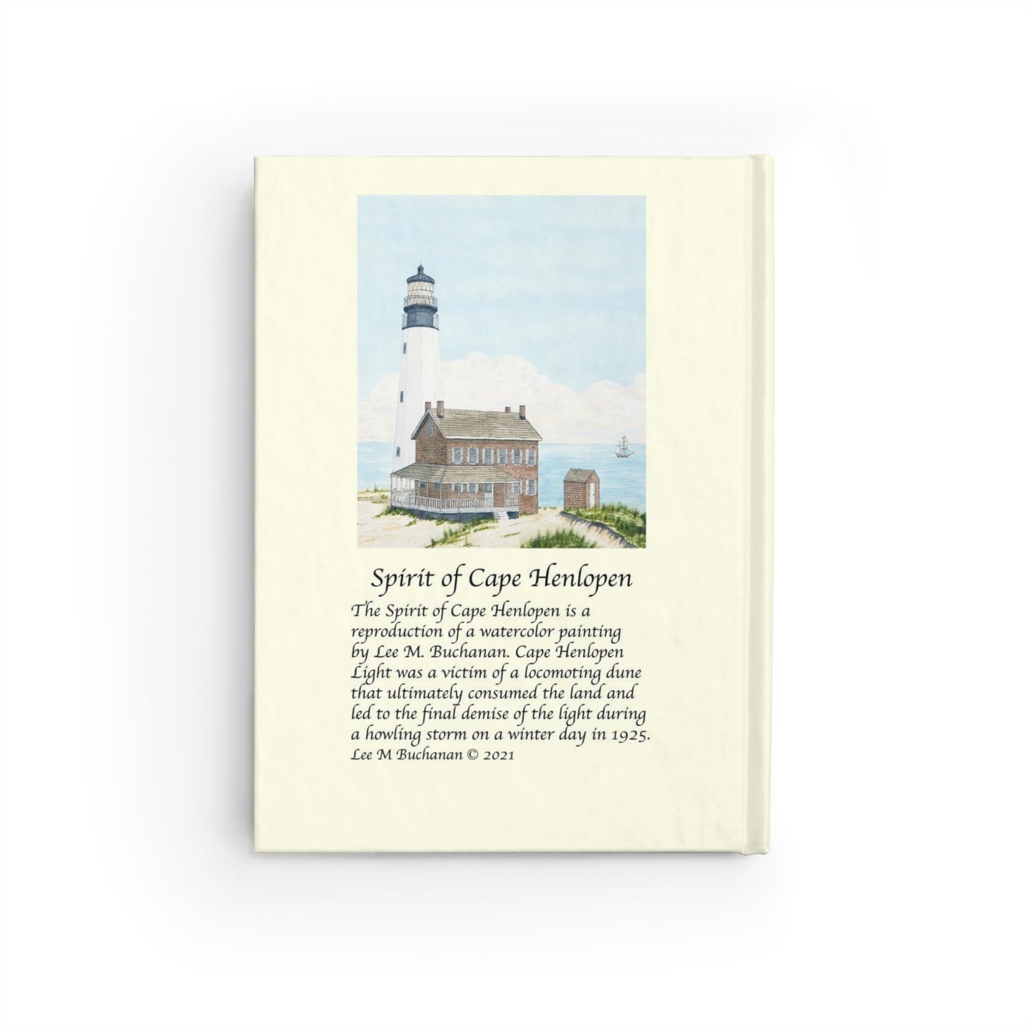 Spirit of Cape Henlopen Lined Page Journal