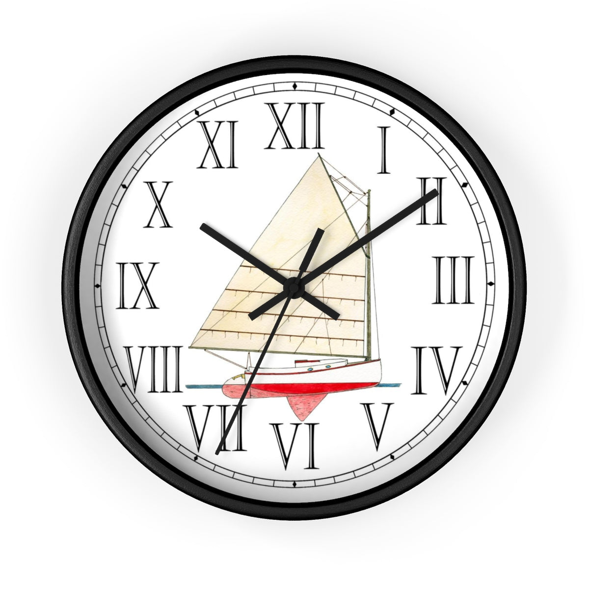 Sea Hound Roman Numeral Clock