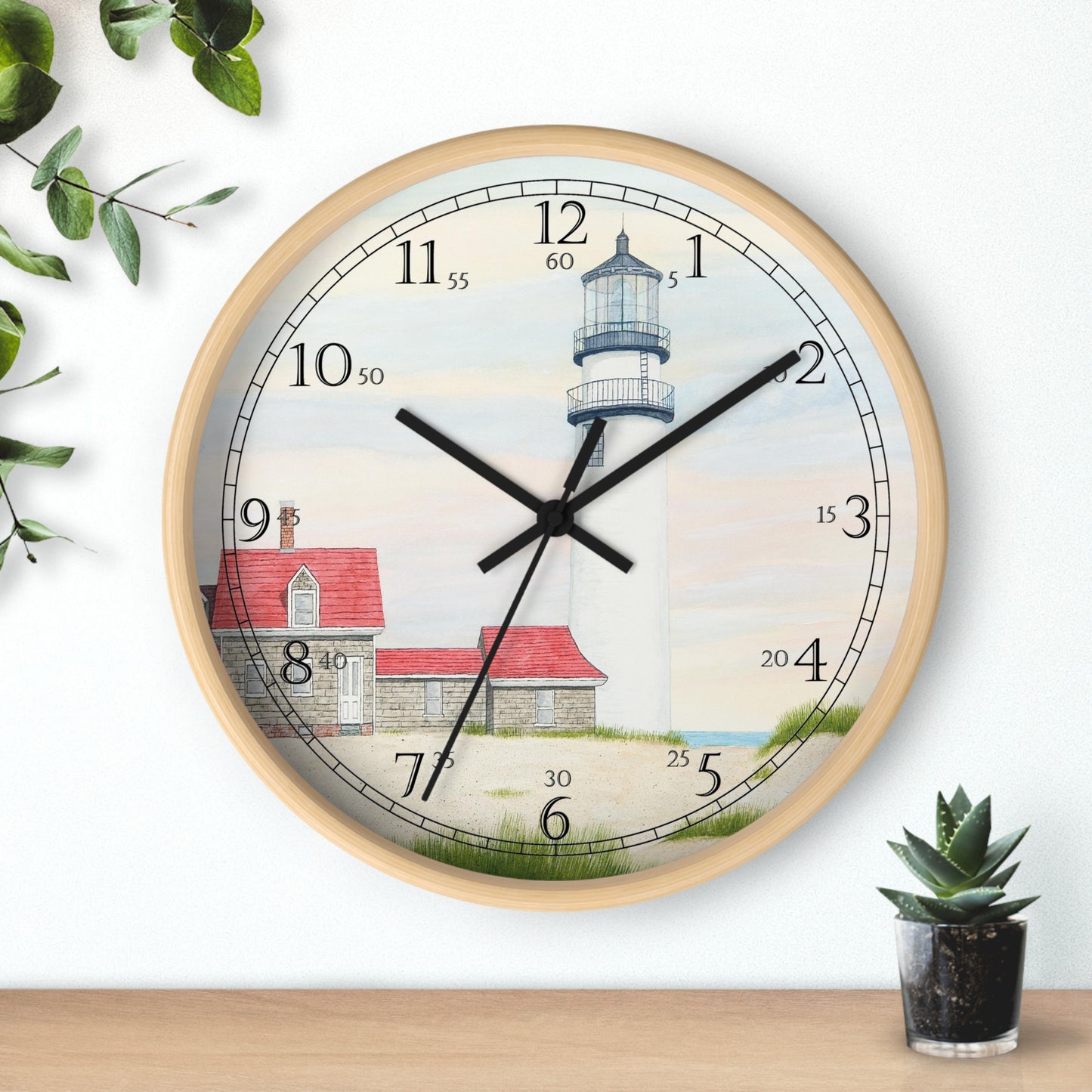 Stiff Breeze At Day's End English Numeral Clock