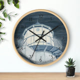 Night Watch Over The Bay English Numeral Clock