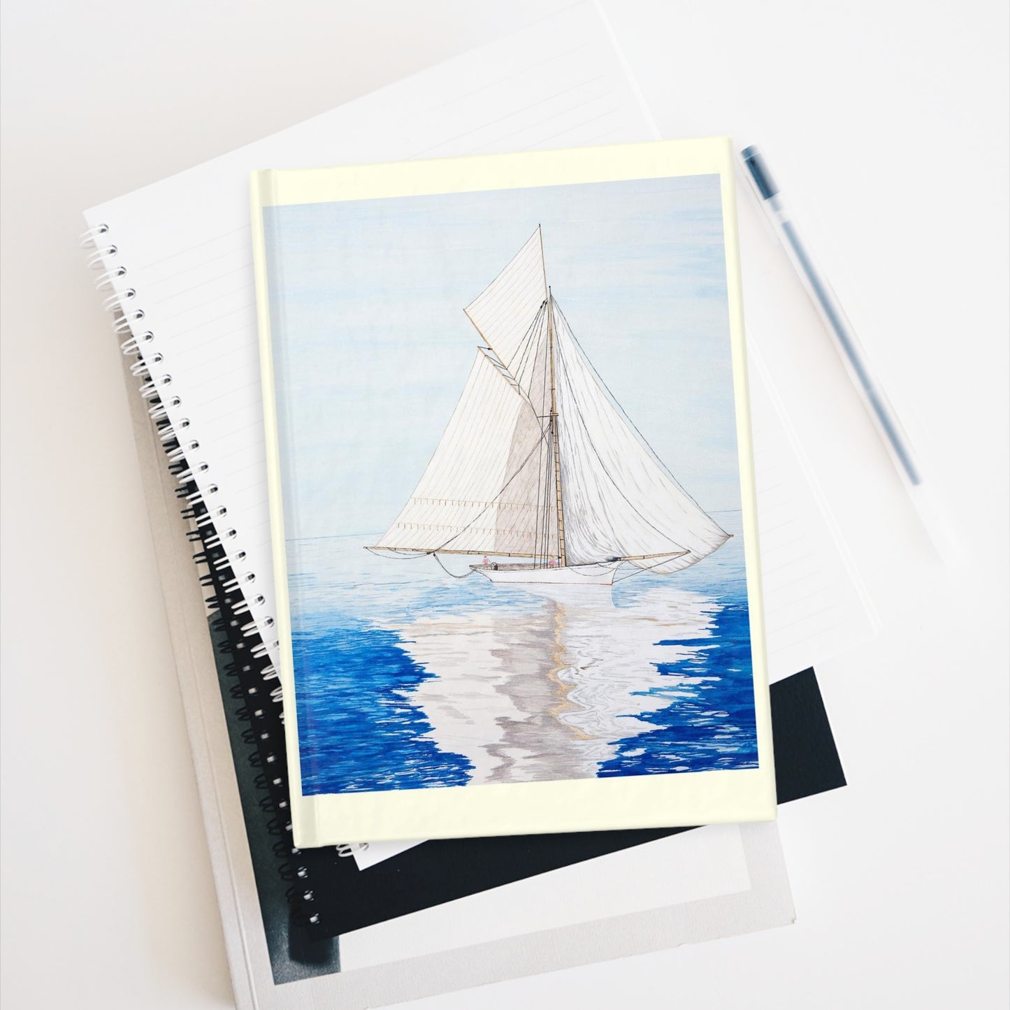 Becalmed Lined Page Journal